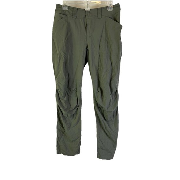 REI Co-Op Nylon Convertible Roll Up Hiking Trail Cargo Pants Green - Picture 1 of 11